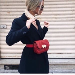 Zara belted red bag